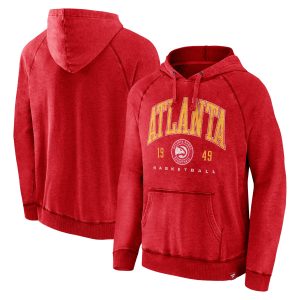 Fanatics Prime Atlanta Hawks Heather Red Foul Trouble Snow Wash Raglan Pullover Hoodie Limited edition! Don't miss your chance to own this unique jersey.
