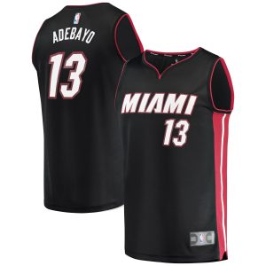 Fanatics Bam Adebayo Miami Heat Black Fast Break Prime Replica Player Jersey Icon Edition Designed for performance! Get this functional jersey.