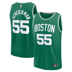 Fanatics Baylor Scheierman Boston Celtics Kelly Green 2024 NBA Draft Fast Break Player Top - notch Jersey Icon Edition Retailers