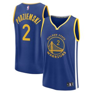 Fanatics Brandin Podziemski Golden State Warriors Royal Fast Break Replica Player Outstanding Jersey Icon Edition Retailers