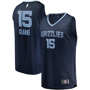 Fanatics Brandon Clarke Memphis Grizzlies Navy Fast Break Replica Jersey Icon Edition High - quality Enhance your game - day look! Get this fashionable jersey.