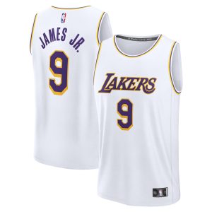 Fanatics Bronny James Los Angeles Lakers White Impressive Fast Break Replica Player Jersey Association Edition Act fast! Only a handful left. Secure this amazing jersey now.