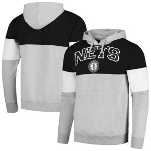 Fanatics Brooklyn Nets Black Contrast Pieced Pullover Stunning Hoodie Flash sale! Snag this great jersey at a discounted price.