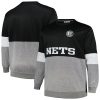 Fanatics Brooklyn Nets Black/Heather Gray Big & Tall Split Pullover Sweatshirt Enchanting Limited edition! Don't miss your chance to own this unique jersey.