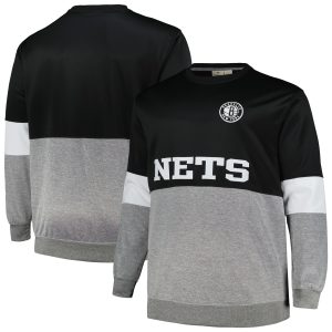 Fanatics Brooklyn Nets Black/Heather Gray Big & Tall Split Pullover Sweatshirt Enchanting Limited edition! Don't miss your chance to own this unique jersey.