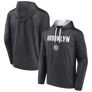 Fanatics Brooklyn Nets Heather Charcoal Top - notch Fast Break Pullover Hoodie Time - sensitive! Order now before the deal expires.