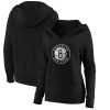 Fanatics Brooklyn Nets Women's Black Primary Logo V Neck Pullover Hoodie Enchanting Celebrate your team! Order this commemorative jersey.