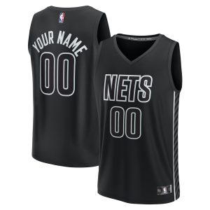 Fanatics Brooklyn Nets Youth Black Fabulous Fast Break Replica Custom Jersey Statement Edition Enhance your game - day look! Get this fashionable jersey.