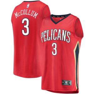 Fanatics C.J. McCollum New Orleans Pelicans Charming Youth Red Fast Break Replica Player Jersey Statement Edition Experience luxury! Order this high - end jersey.