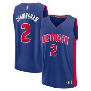Fanatics Cade Cunningham Detroit Pistons Blue Fast Break Replica Player Jersey Icon Fantastic Edition Enhance your game - day look! Get this fashionable jersey.