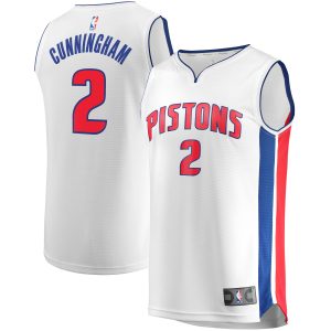 Fanatics Cade Cunningham Detroit Pistons White Fast Break Replica Impressive Jersey Association Edition Designed for performance! Get this functional jersey.