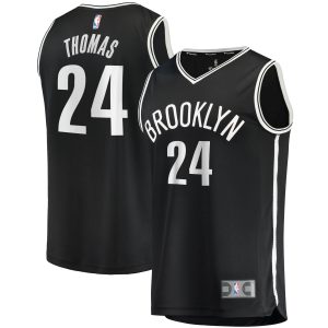 Fanatics Cam Thomas Brooklyn Nets Black Fast Break Replica Dashing Jersey Icon Edition For the true fans! Secure this authentic jersey now.