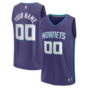 Fanatics Charlotte Hornets Purple Fast Break Custom Jersey Statement Gorgeous Edition Join the elite! Get this exclusive jersey.