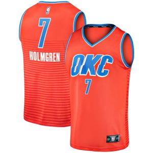Fanatics Chet Holmgren Oklahoma City Thunder Orange Stunning Fast Break Replica Player Jersey Statement Edition Last chance! Grab this awesome jersey before it's gone for good.