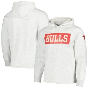 Fanatics Chicago Bulls Ash Softhand Magnificent Raglan Tri Blend Pullover Hoodie Trending now! Grab this hot jersey while you can.