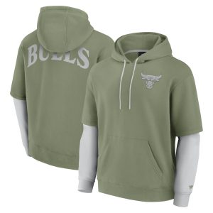 Fanatics Chicago Bulls Olive Elements Sleek Pullover Hoodie Premium - grade Perfect fit! Order this comfortable jersey.