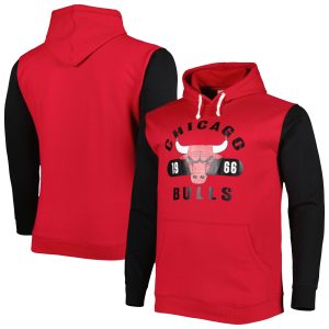Fanatics Chicago Bulls Admirable Red/Black Big & Tall Bold Attack Pullover Hoodie Perfect fit! Order this comfortable jersey.