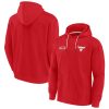 Fanatics Chicago Stunning Bulls Unisex Red Elements Super Soft Fleece Pullover Hoodie Sports enthusiasts