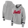 Fanatics Chicago Bulls Women's Outstanding Heather Gray Halftime Pullover Hoodie Be the first! Order this trendy jersey ahead of the crowd.