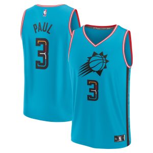 Fanatics Chris Paul Phoenix Suns Teal Fastbreak Jersey City Edition Enchanting Authentic look! Wear this genuine jersey.