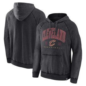 Fanatics Cleveland Cavaliers Heather Charcoal Marvelous Foul Trouble Snow Wash Raglan Pullover Hoodie High - demand item! Order this sought - after jersey immediately.