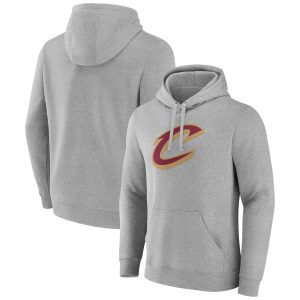 Fanatics Cleveland Cavaliers Heather Gray Primary Logo Pullover Enchanting Hoodie Collector's item! A rare addition to any collection.