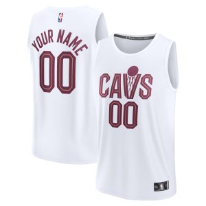 Fanatics Cleveland Cavaliers Exquisite White Fast Break Custom Replica Jersey Association Edition Celebrate your team! Order this commemorative jersey.