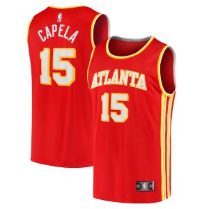 Fanatics Clint Refined Capela Atlanta Hawks Red 2021/22 Fast Break Replica Jersey Icon Edition Stand out from the crowd! Wear this eye - catching jersey.