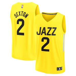 Fanatics Collin Sexton Utah Stylish Jazz Youth Yellow Fast Break Player Jersey Icon Edition Exclusive design! Own a jersey like no other.