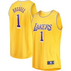 Fanatics D'Angelo Russell Los Superb Angeles Lakers Youth Gold Fast Break Player Jersey Icon Edition Celebrate your team! Order this commemorative jersey.