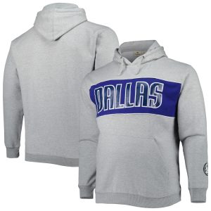 Fanatics Dallas Mavericks Heather Gray Big & Tall Exquisite Wordmark Pullover Hoodie Flash sale! Snag this great jersey at a discounted price.