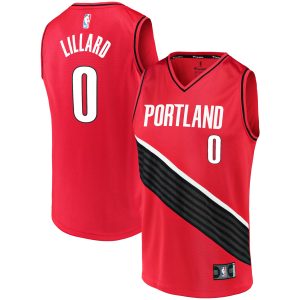Fanatics Damian Lillard Portland Trail Blazers Superior Red Fast Break Replica Jersey Statement Edition New arrival! Check out this fresh and exciting jersey.