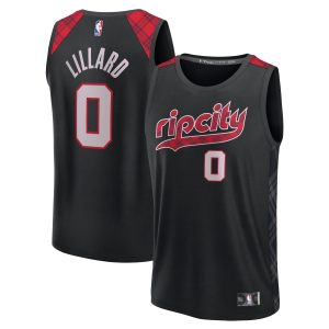 Fanatics Damian Lillard Portland Trail Blazers Youth Prime Black Fast Break Jersey City Edition Join the elite! Get this exclusive jersey.