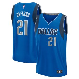 Fanatics Daniel Gafford Dallas Mavericks Blue Fast Break Player Jersey Icon Magnificent Edition Retailers
