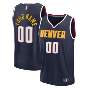 Fanatics Denver Nuggets Navy Fast Break High - quality Custom Jersey Icon Edition Last chance! Grab this awesome jersey before it's gone for good.