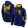 Fanatics Denver Premium - grade Nuggets Navy Game Time Crossover Pullover Hoodie Show your dedication! Own this special jersey for your team.