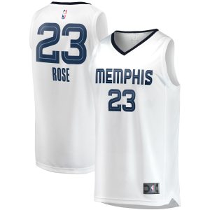 Fanatics Derrick Rose Memphis Grizzlies Men's White Fast Charming Break Player Jersey Association Edition For a short time only! Don't miss out on this fantastic jersey.