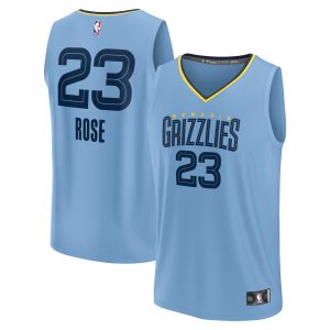 Fanatics Derrick Rose Memphis Fabulous Grizzlies Youth Light Blue Fast Break Player Jersey Statement Edition Stand out from the crowd! Wear this eye - catching jersey.