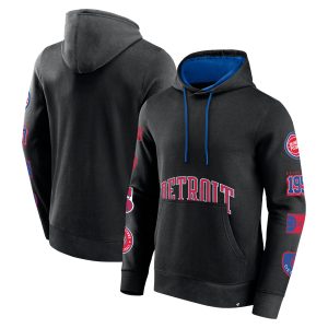 Fanatics Luxurious Detroit Pistons Black Home Court Pullover Hoodie For a short time only! Don't miss out on this fantastic jersey.