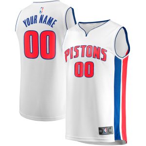Fanatics Detroit Pistons Youth White Fast Break Replica Custom Jersey Association Exceptional Edition Best - selling! Order this popular jersey before it's out of stock.