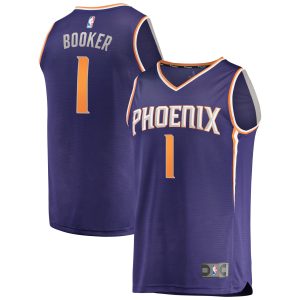 Fanatics Devin Booker Phoenix Suns Purple Fast Break Replica Jersey Icon Edition Alluring Unbeatable style! Get this stylish jersey now.