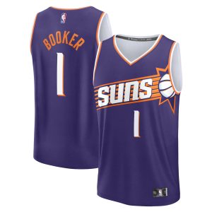 Fanatics Devin Booker Phoenix Suns Purple Fast Break Replica Jersey Icon Stunning Edition Act fast! Only a handful left. Secure this amazing jersey now.