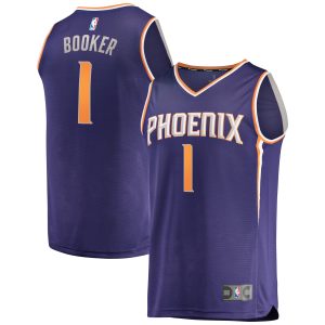 Fanatics Devin Booker Phoenix Suns Enchanting Purple Fast Break Replica Player Jersey Icon Edition Be a part of the action! Get this game - ready jersey.