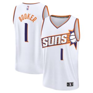 Fanatics Exceptional Devin Booker Phoenix Suns White Fast Break Replica Jersey Association Edition Proven quality! Invest in this reliable jersey.