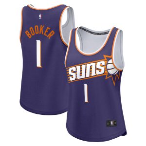Fanatics Superior Devin Booker Phoenix Suns Women's Purple Fast Break Player Jersey Icon Edition Upgrade your fan gear! Order this premium jersey today.