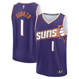 Fanatics Devin Booker Phoenix Suns Youth Purple Fast Break Replica Player Jersey Icon Edition Premium - grade Hurry! Exclusive offer. Get your hands on this outstanding jersey right away.