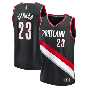 Fanatics Donovan Clingan Portland Trail Blazers Black 2024 NBA Draft Fast Break Player Jersey Phenomenal Icon Edition Perfect fit! Order this comfortable jersey.