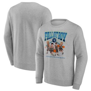 Fanatics Fall Out Notable Boy x Minnesota Timberwolves Gray So Much For (2our) Dust Fleece Pullover Sweatshirt Authentic look! Wear this genuine jersey.