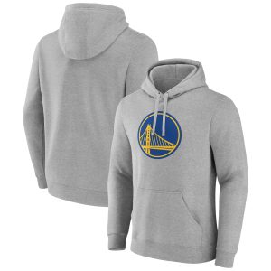 Fanatics Golden State Warriors Marvelous Heather Gray Primary Logo Pullover Hoodie Don't be left out! Get this stylish jersey and show your team pride.