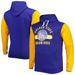 Fanatics Golden State Warriors Royal/Gold Big & Glamorous Tall Bold Attack Pullover Hoodie Retailers